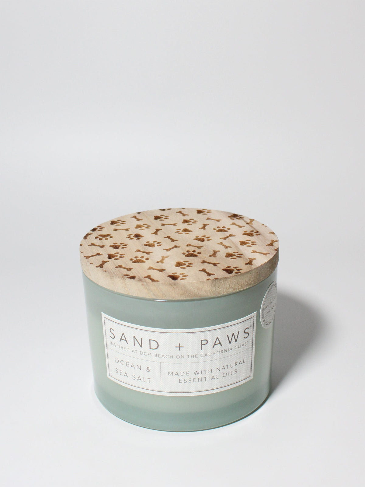 Aromatic Sand + Paws Ocean & Sea Salt 12 oz scented candle
