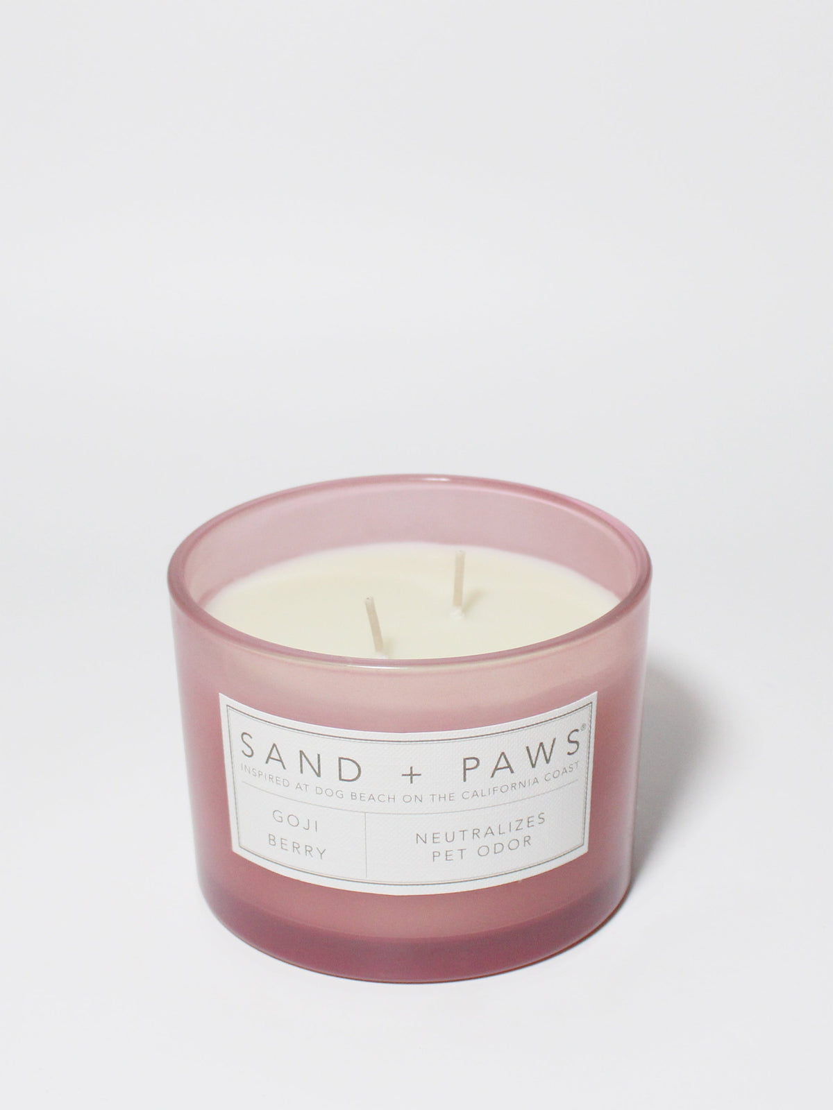 Aromatic Sand + Paws Goji Berry 12 oz scented candle