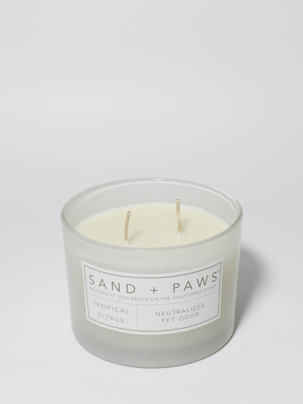 Aromatic Sand + Paws Tropical Citrus 12 oz scented candle