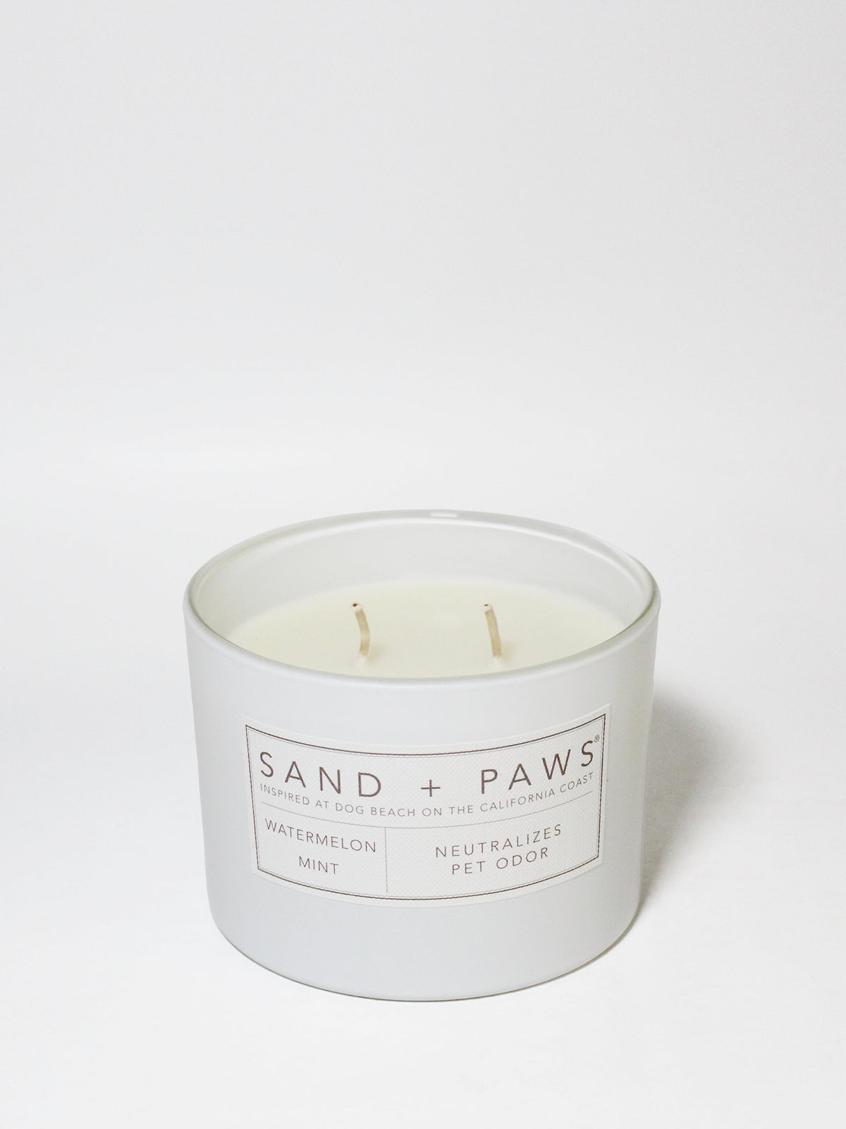 Aromatic Sand + Paws Watermelon Mint 12 oz scented candle