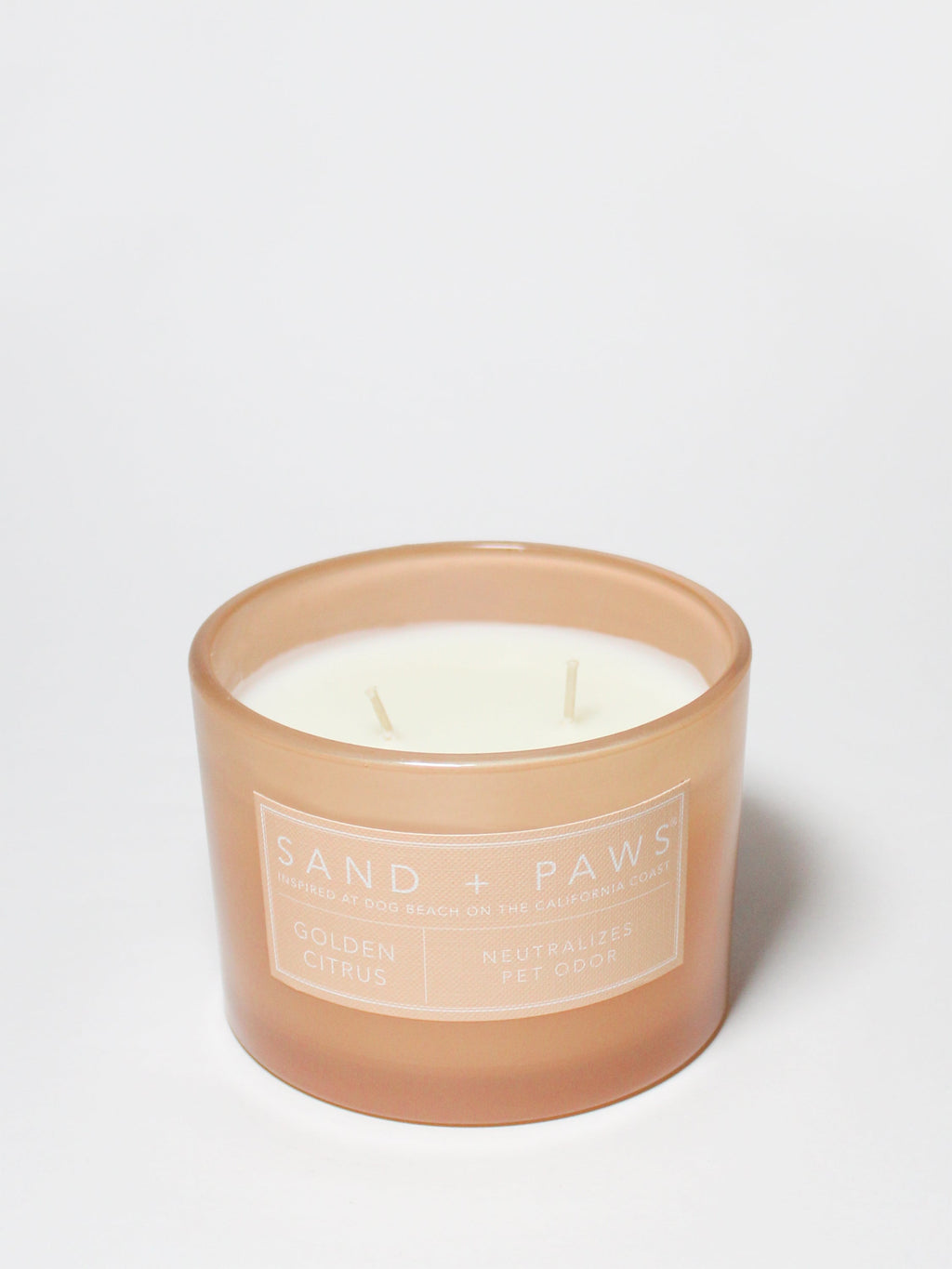 Aromatic Sand + Paws Golden Citrus 12 oz scented candle