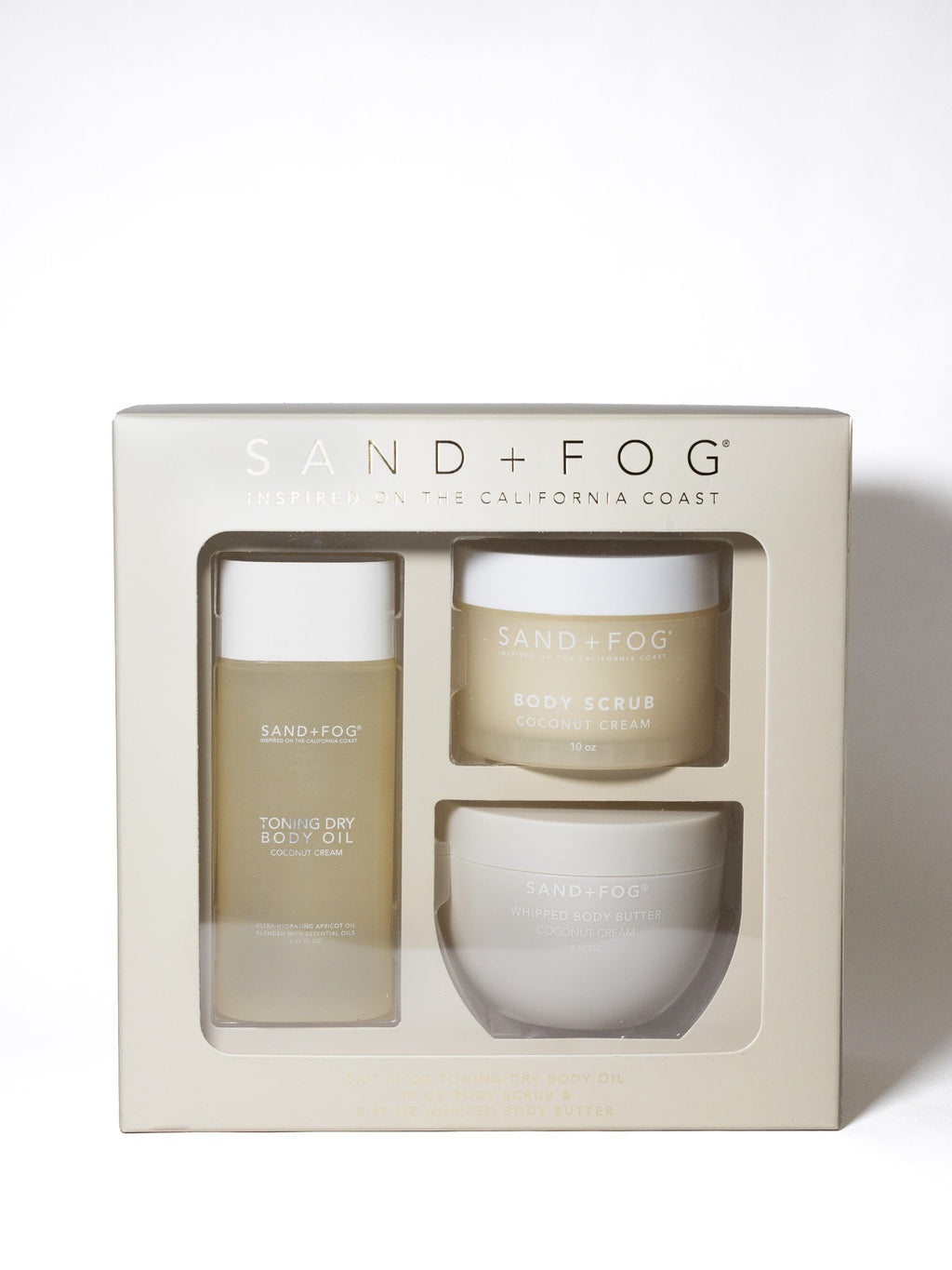 Elegant Coconut Cream Body Care Set