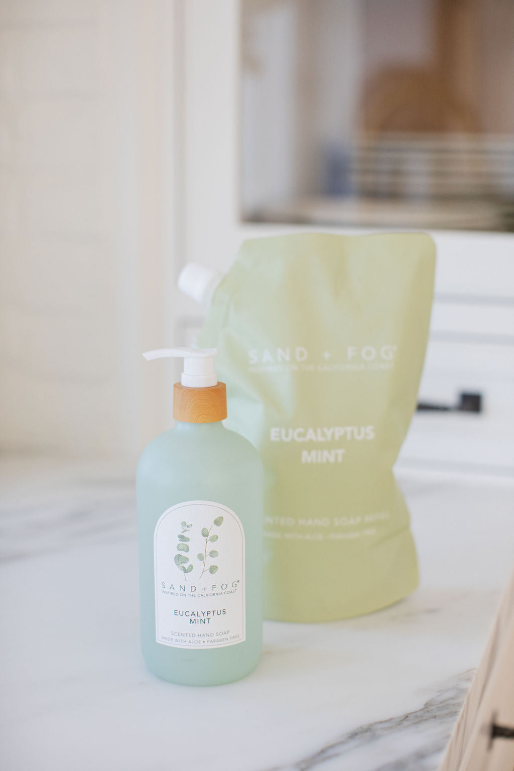 Practical Eucalyptus Mint 34 oz Liquid Hand Soap Refill Bag