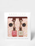 Practical Bag Charm Perfume Oil Rollerball Set - Berries & Cream + Vanilla Cake