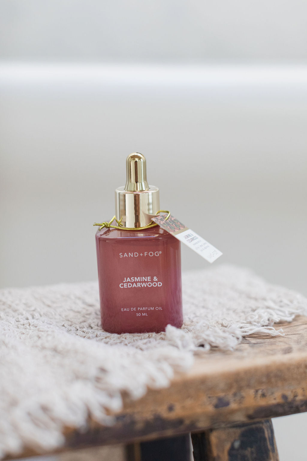 Natural Jasmine & Cedarwood 50 ml Perfume Oil Dropper