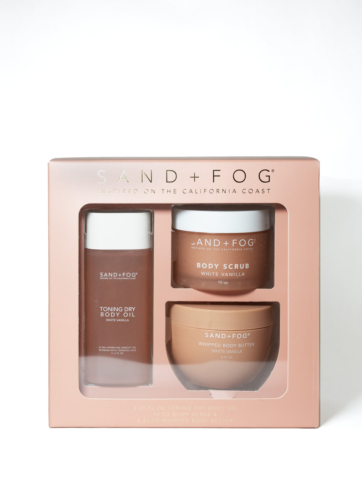 Elegant White Vanilla Body Care Set