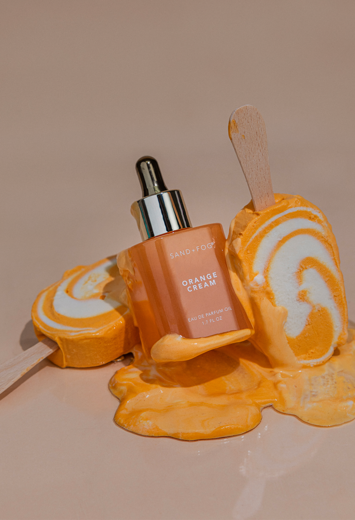 Elegant Orange Cream 50ml Perfume Oil Dropper