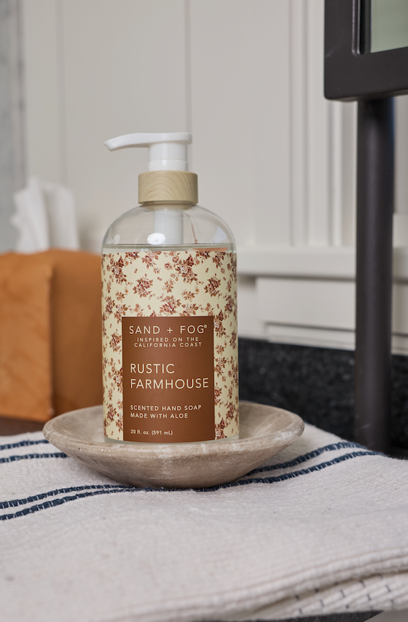 Elegant Rustic Farmhouse 20 oz Liquid Hand Soap