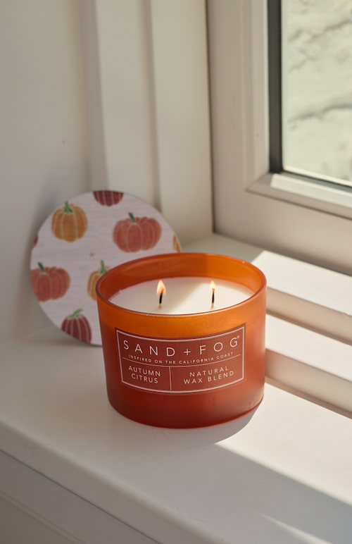 Aromatic Autumn Citrus 12 oz scented candle
