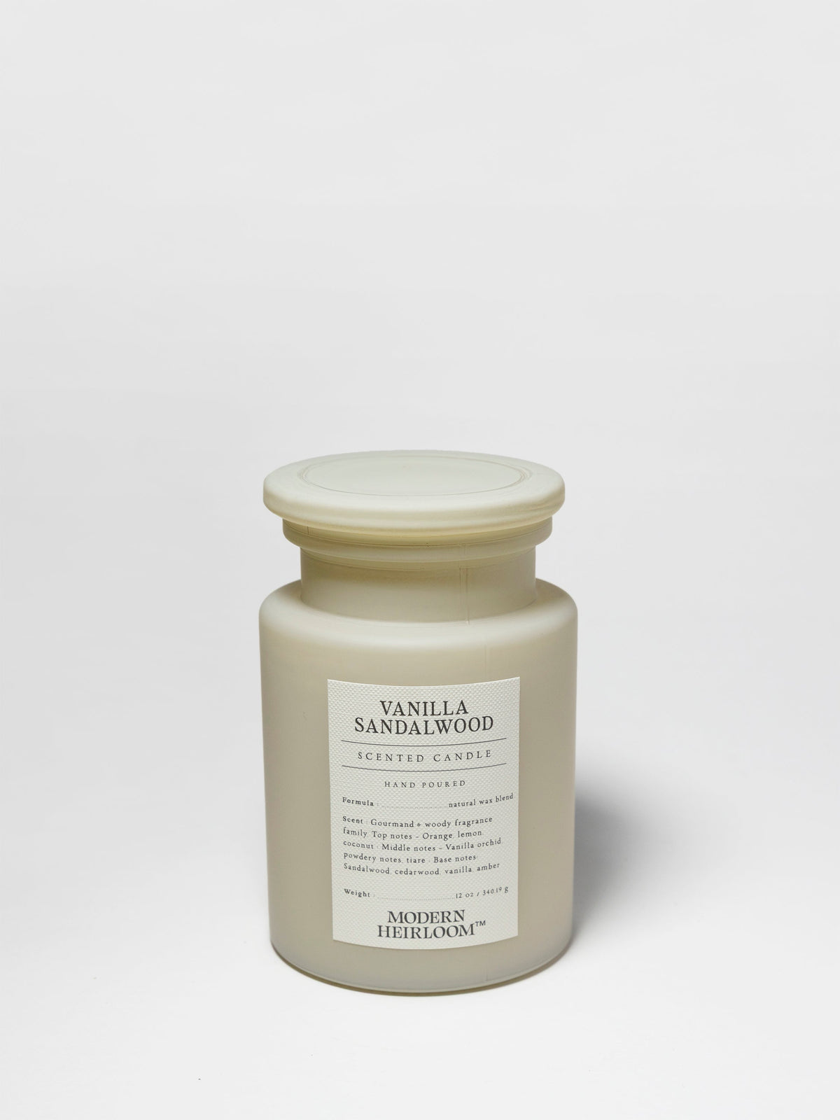 Aromatic Vanilla Sandalwood 12 oz scented candle