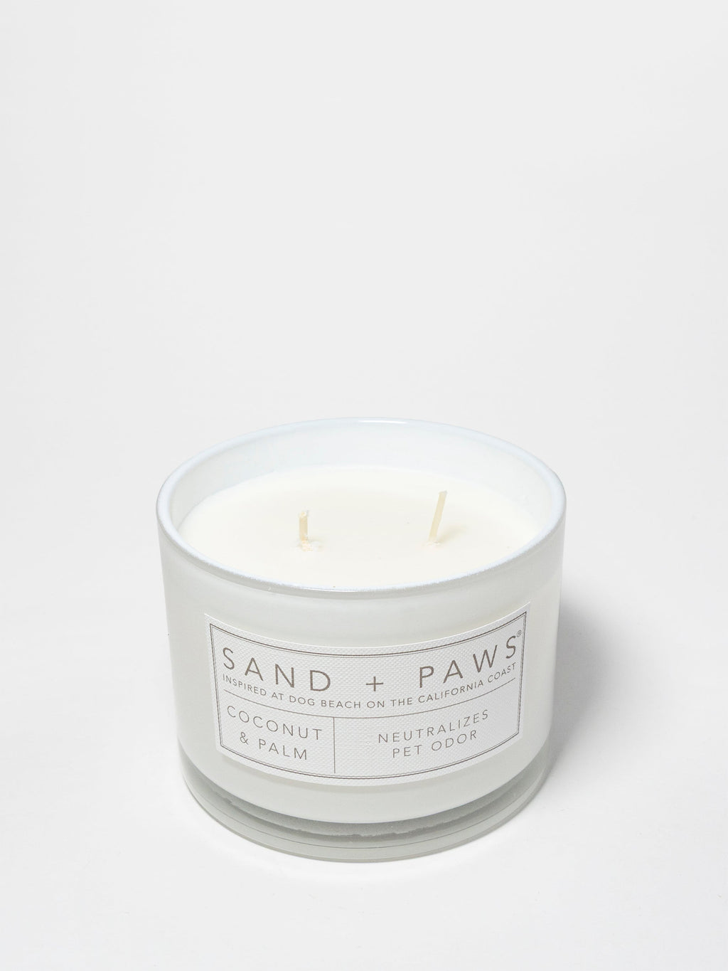 Aromatic Sand + Paws Coconut & Palm 12 oz scented candle