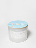 Aromatic Sand + Paws Clean Waves 12 oz scented candle