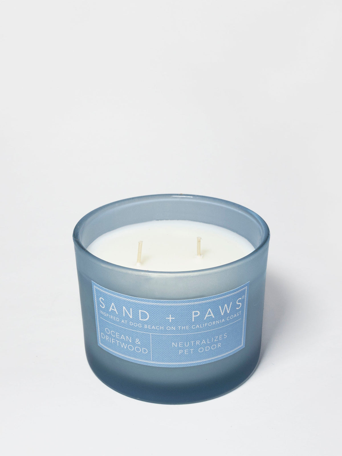 Aromatic Sand + Paws Ocean & Driftwood 12 oz scented candle