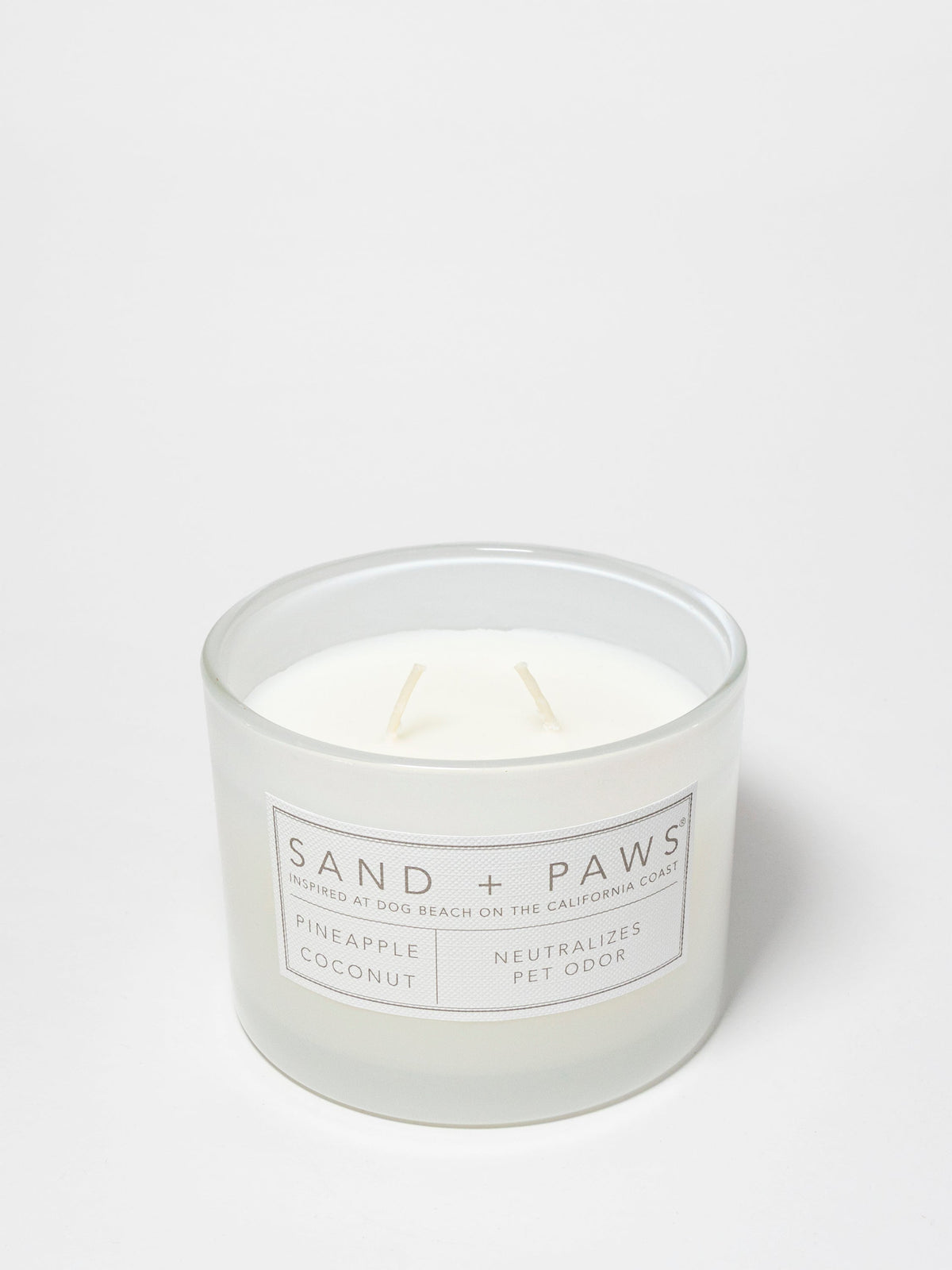 Aromatic Sand + Paws Pineapple Coconut 12 oz scented candle